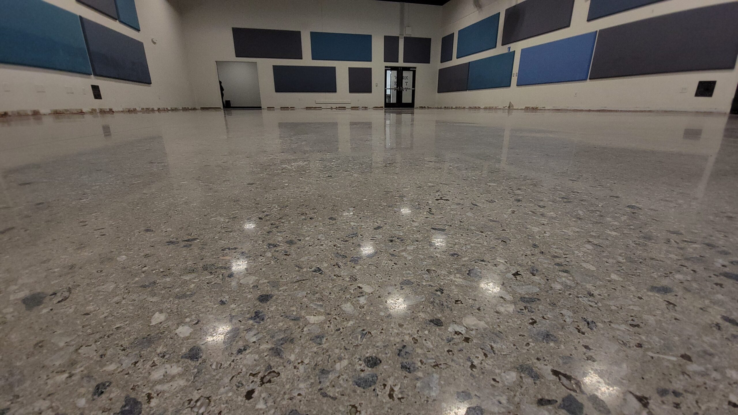 concrete polish industrial commercial floor